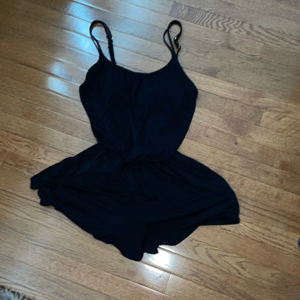 Maxine of Hollywood one piece romper swimwear size 12